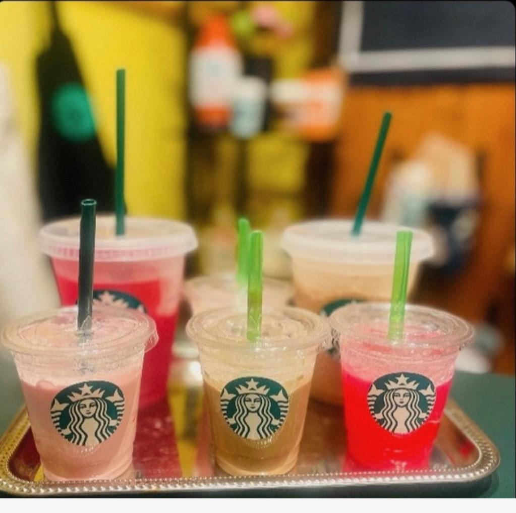 Starbucks Drink | Fake drink | 8oz faux drink| photo prop | photography props | pretend play|