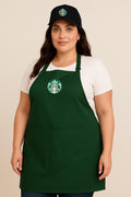 Starbucks plus size  Adult Apron | Starbucks Halloween costume | Adult - Dress Up Set -Starbucks