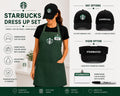 Starbucks Adult Apron | Starbucks Halloween costume | Adult - Dress Up Set -Starbucks