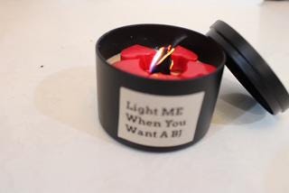 Valentines candle