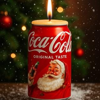 Diet coke/ coke  scented soy candles