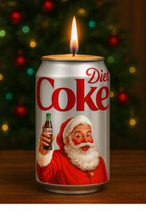 Diet coke/ coke  scented soy candles