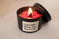 Valentines candle