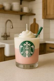 Starbucks candle, soy candles