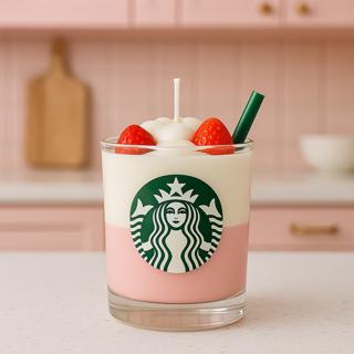 Starbucks candle, soy candles