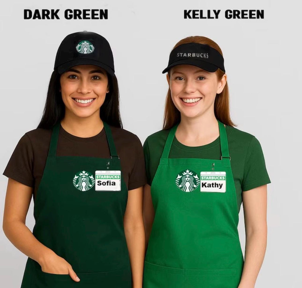 Starbucks Adult Apron | Starbucks Halloween costume | Adult - Dress Up Set -Starbucks