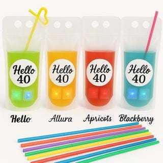 Personalized drink pouches