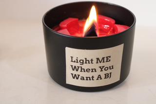 Valentines candle