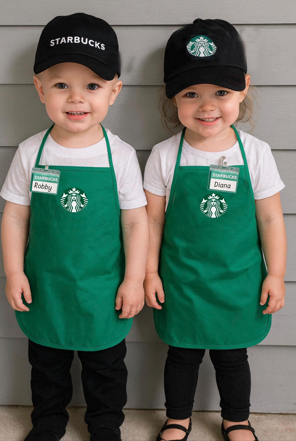 Starbucks Halloween costumes| Toddler Dress Up | Halloween costume | Kids - Dress Up Set - Starbucks pretend play Outfit