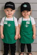Starbucks Halloween costumes| Toddler Dress Up | Halloween costume | Kids - Dress Up Set - Starbucks pretend play Outfit