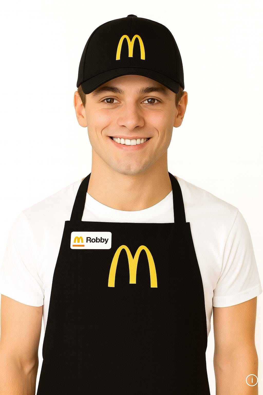 Mc Donalds Halloween costume.  Adult Dress Up | Halloween costume | Adult  Dress Up Set - MC Donalds apron or cap