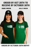 Starbucks Adult Apron | Starbucks Halloween costume | Adult - Dress Up Set -Starbucks