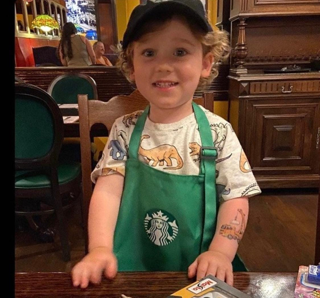 Starbucks Halloween costume.Kids Dress Up | Halloween costume | Kids - Dress Up Set - Starbucks pretend play Outfit