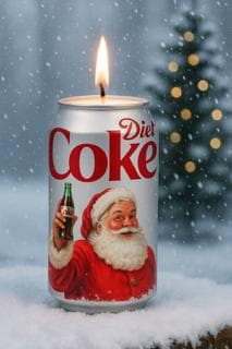 Diet coke/ coke  scented soy candles