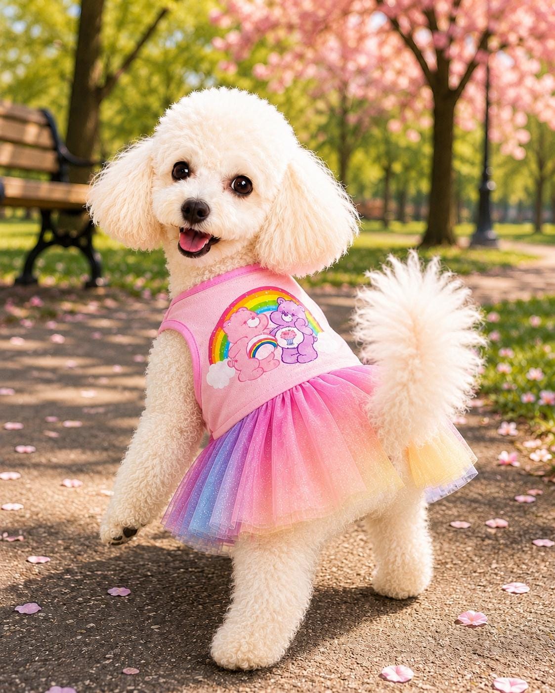 Care Bear-Inspired Pet Outfit